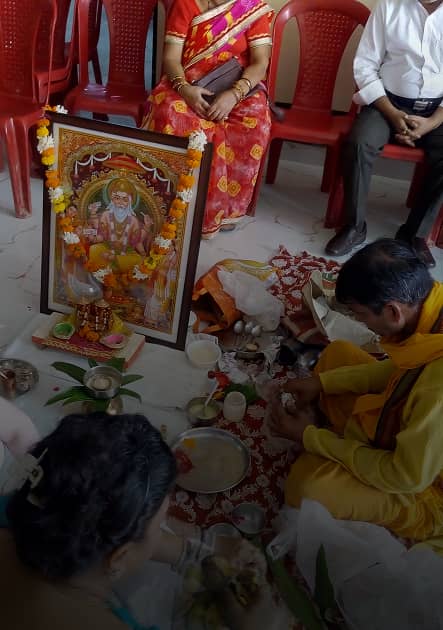Pooja on Vishwakarma Day