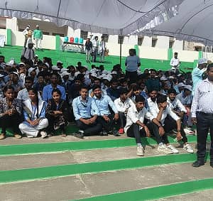 Students on sports day